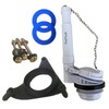 Kohler Barrington Replacement Toilet Flush Valve Kit with Adjustable Overflow