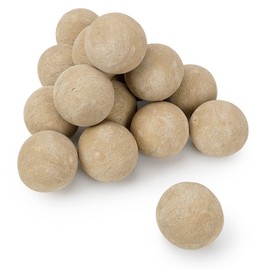 Stanbroil Ceramic Balls - 3” Round Fire Stones for Fire Pit Fire Bowl and Fireplace - Set of 15, Beige