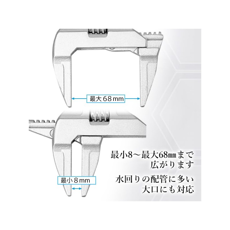 Remarks Japan Monkey Wrench Wide Wrench Tool Plumbing Spanner DIY