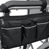Chair walker armrest side pocket auxiliary bag multipurpose pocket