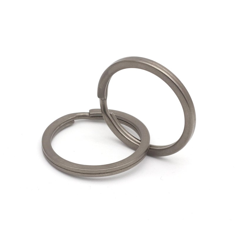 TUNUKE Ti Titanium Ring, Keychain, Key Ring, Key Hook, Carabiner,