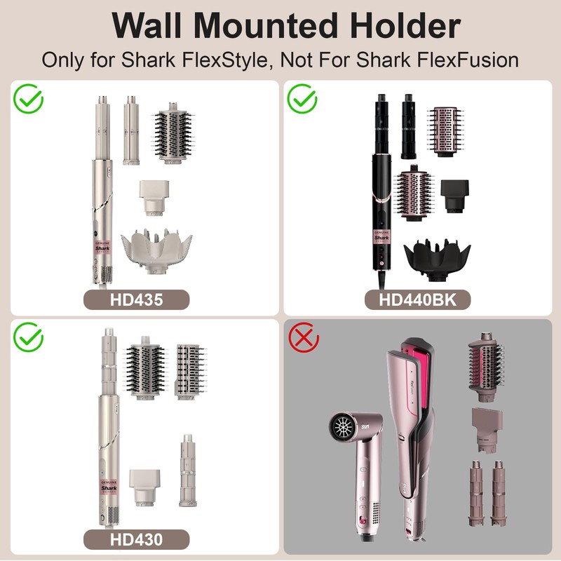 GENCAM Wall Mounted Holder for Shark Flexstyle, Acrylic Wall Mount