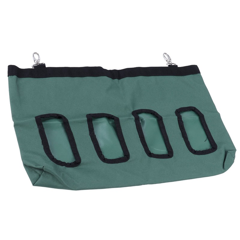 Rabbit Feeder Bag Hanging Feeding Tote with 4 Holes for