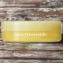 Missha Eye Patch Eye Area Skin Eye Care Airy Fit Niacinamide Brightening Face Eye Patch 1ea 60 pieces / 미샤 눈 패치 눈가 피부 아이케어 에어리핏 나이아신아마이드 브라이트닝 페이스 아이패치 1개 60개입