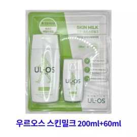 Uros 우르오스 올인원 스킨 밀크 중건성 200ml+60ml/남자화장품/착한성분/민감성/여드름/9가지허브추출/남성올인원/피부진정 Uros All-in-One Skin Milk for Normal to Dry Skin 200ml+60ml/Men's Cosmetics/Kind Ingredients/Sensitive Skin/Acne/9 Herb Extracts/Men's All-in-One/Skin Soothing