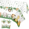 Heboland 2 Pack Jungle Safari Party Table Cloth Table Covers,274