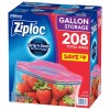 Ziploc Gallon Storage Bags with New Stay Open Design {208