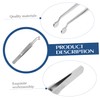 Healvian Round Head Eyelid Massage Tweezer for Meibomian Gland Expression