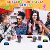 4 Pcs Game Buzzers for Trivia Games Show Answer Recordable