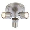 UKEW 3 Way Round Ceiling Light - Satin Stylish Home
