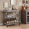 GAOMON Bar Cart, Bar Carts for The Home, 3 Tier