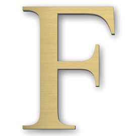 KatachiLab F F Brass Style Gold Times New Roman Numerals Golden Outdoor Compatible Sticker Type Made in Japan