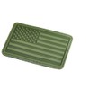 Hazard 4 (PAT-USA-L-GRN) US Flag Rubber 3D Velcro Morale Patch,