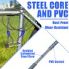 VIVBOO 1/4in Security Cable with Loops Cut-Resistant and Waterproof