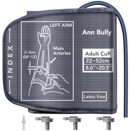 Brazalete De Presión Arterial Extragrande, 8,6-20,5 Brazalete De Repuesto Xl Para Brazo Grande Compatible Con La Mayoría De Los Monitores De Presión  