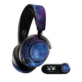 MightySkins Glossy Glitter Skin Compatible with SteelSeries Arctis Nova Pro - Nebula | Protective, Durable High-Gloss Glitter Finish | Easy to Apply, Remove, and Change Styles | Made in The USA