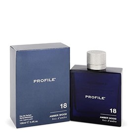 18 Amber Wood by Profile Eau De Parfum Spray 3.4 oz Men