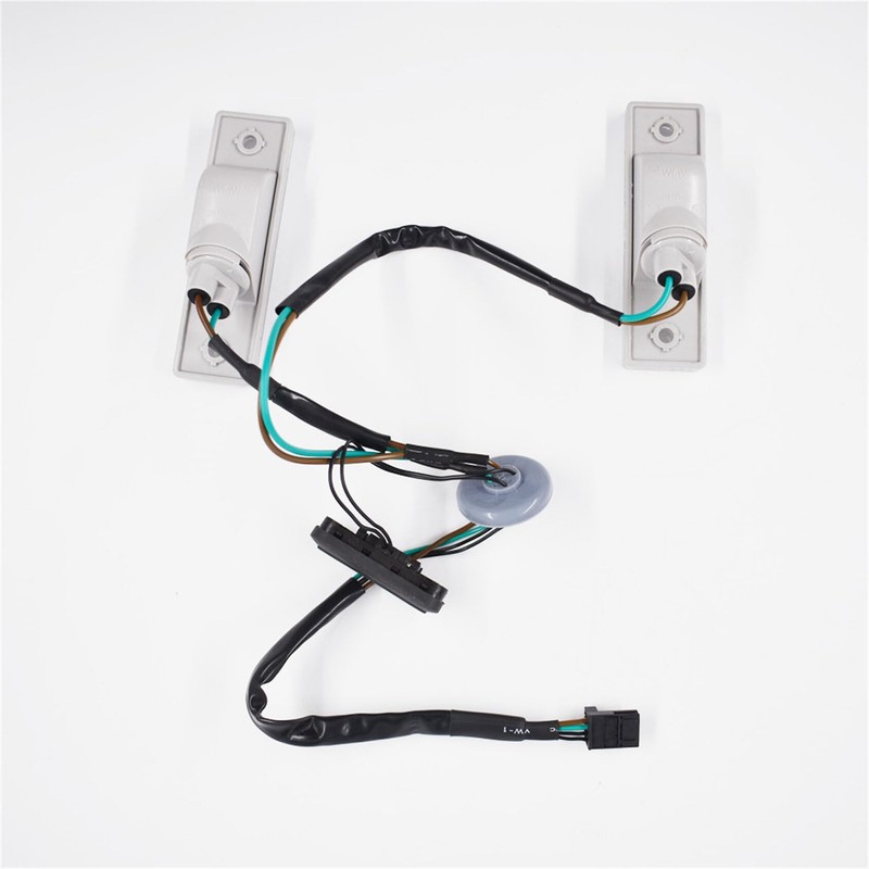 ANTUKO Trunk Release Switch Button with Licence Plate Lamp Rear