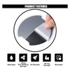 4PCS Car Door Handle Cup Scratch Protectors, TPU Carbon Fiber