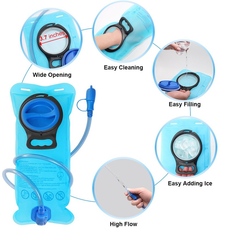 TEUEN Hydration Backpack with Hydration Bladder 2 l, Small Running