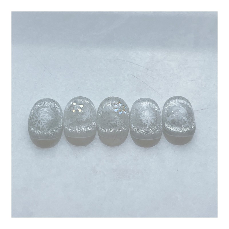 [x-mas collection 3] White Fog ✿*ﾟ - Short Oval /