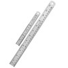 Mr. Pen Steel Rulers, 6 inch and 12 inch Metal