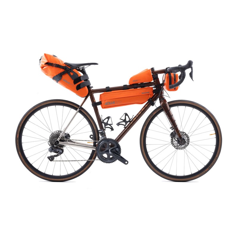 Aqua Evo Adventure Bycicle Cycle Daytripper Handlebar Pack, Orange