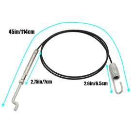 946-0897 Snow Blower Auger Clutch Cable Compatible with MTD 2 Stage Snowblower Compatible with OEM 746-0897 746-0897A, 9460897, 946-0897A, 7460897Snow Blower, Cable Length 45"