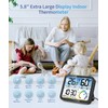 VOCOO Digital Indoor Room Thermometer - 5.8'' Extra Large Display