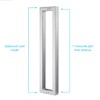 TOGU TG-R3825 48 inches Solid Standoffs Heavy-Duty Commercial Grade-304 Stainless