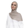Lina & Lily Women's Instant Hijab Headscarf Ready-To-Wear Modal Jersey,