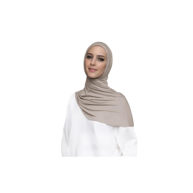 Lina & Lily Women's Instant Hijab Headscarf Ready-To-Wear Modal Jersey,