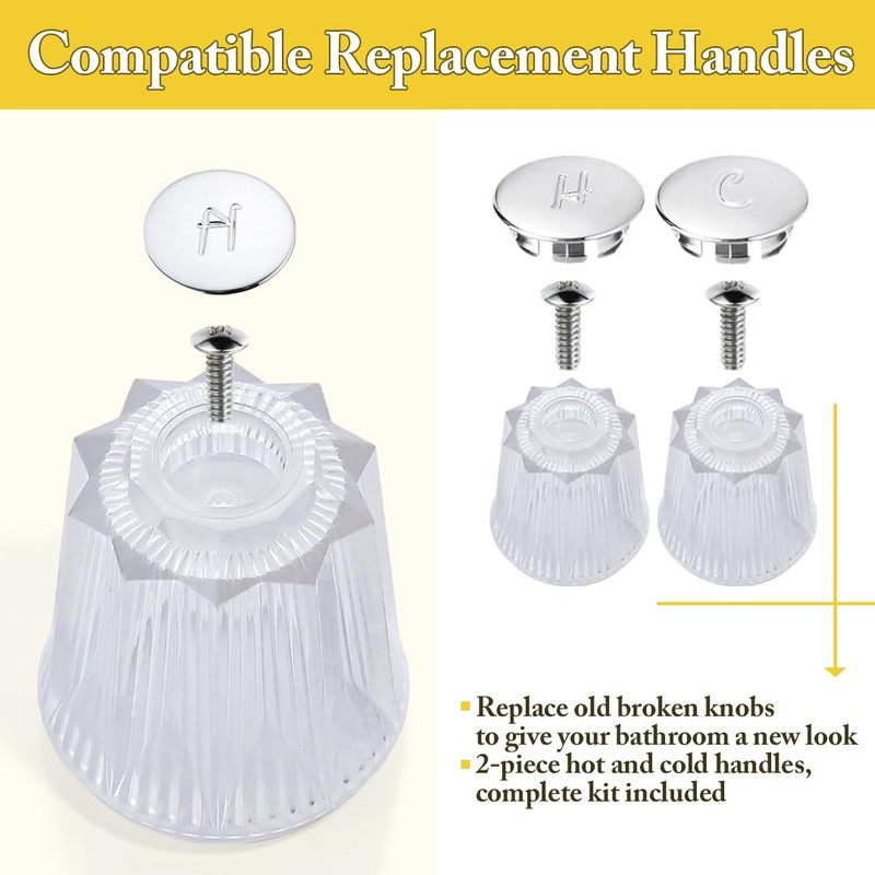 Shower Handle Replacement Compatible with Price Pfister Contessa and Windsor