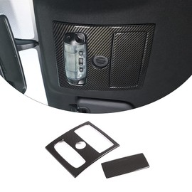 DIYUCAR ABS Plastic Auto Front Rear Reading Light Lamp Cover Trim Frame Sticker For Ford Ranger Wildtrak 2015-2021 Car Accessories (Front Reading Light Cover)