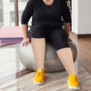 RIPBIG 4 Pairs Open Toe Plus Size Compression Socks for