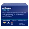 Orthomol Vital M Powder & Tablet Packet for Men, 30-Day Vitamin Supplement – Daily Energy, Fatigue Reduction & Vitality Support with Vitamins A, B, C, D, E, K, Omega-3 & Iodine