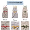 Lep 494219 Evelyn Apron, Striped Pattern, Pockets, Cotton, 100% Cotton,