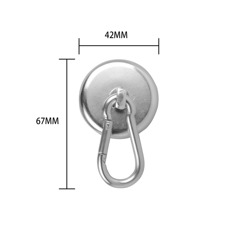 MAGHUNT Magnetic Hooks, Super Strong Magnetic Hooks, With Magnets, Diameter