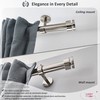 A Key Tech Ceiling Bracket Brushed Nickel - Set of