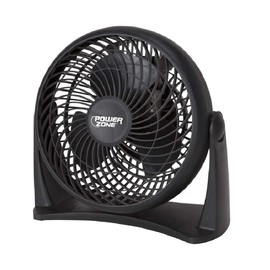 Powerzone Ac-08 Turbo Fan, Black, 8"