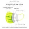 Private Stock Labs 4-Ply Disposable Face Mask – Ultra-Soft &