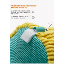 Shoe Washing Bag for Washing Machine, Laundry Shoe Bag For Washer And Dryer, Reusable Shoe Washing Bag for All Shoe Types And Sizes Blue