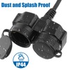 Socket Distributor Outdoor Double Plug for Outdoor Socket, 3500 W,