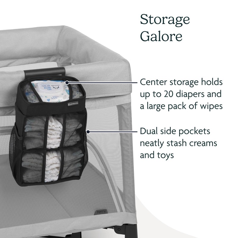 UPPAbaby Remi Changing Station Organizer/Easy Clip-On Attachment/Neatly Stores Diapering Essentials