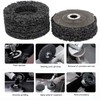 5Pcs Strip Discs Stripping Wheel Black 4 Inch for Stainless