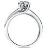 [THREE MAN] Engagement Ring 4 Prong NSCD Diamond Ring for