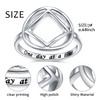 DAOCHONG Sobriety Rings for Women Sterling Silver NA Narcotics Anonymous