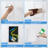 Menkxi 4 Pack 4 x 6 Plastic Plumbing Access Panel