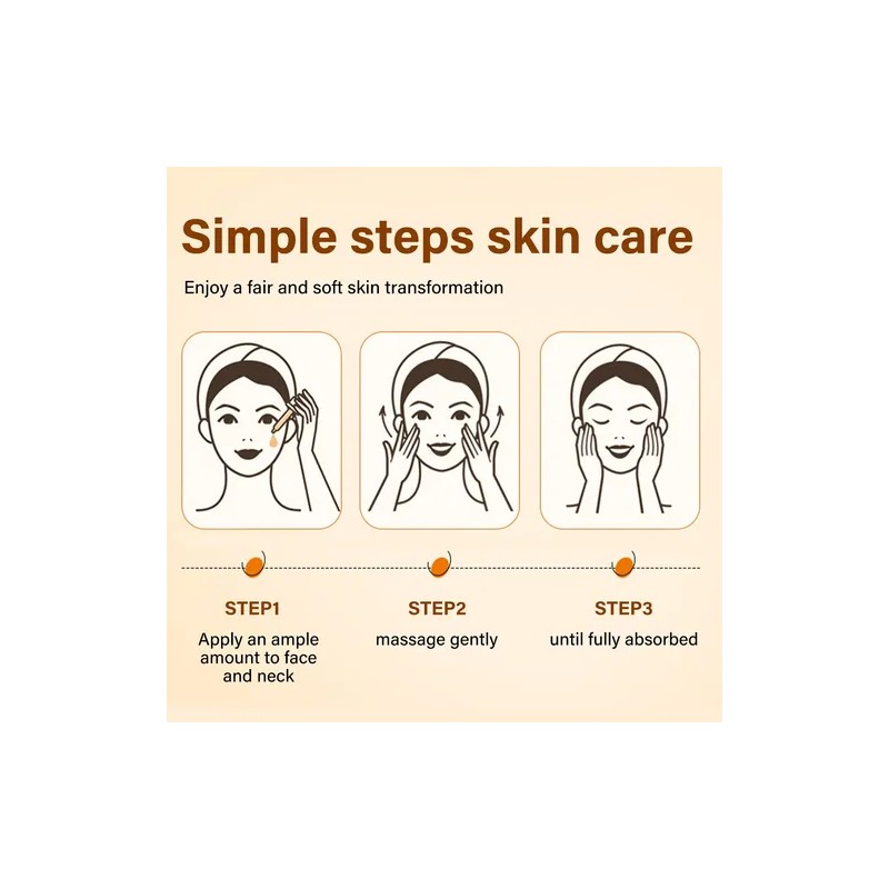 Serum Facial Brillante Con 20% Vitamina C Ácido Hialurónico