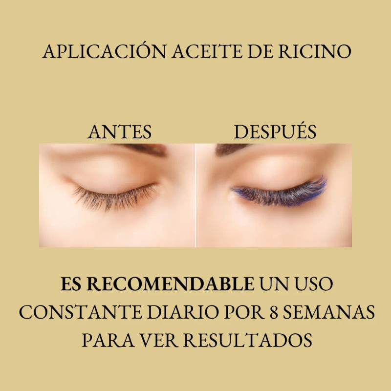 Mandulis Aceite De Ricino Castor Oil 50ml Orgánico Pestañas/Cejas